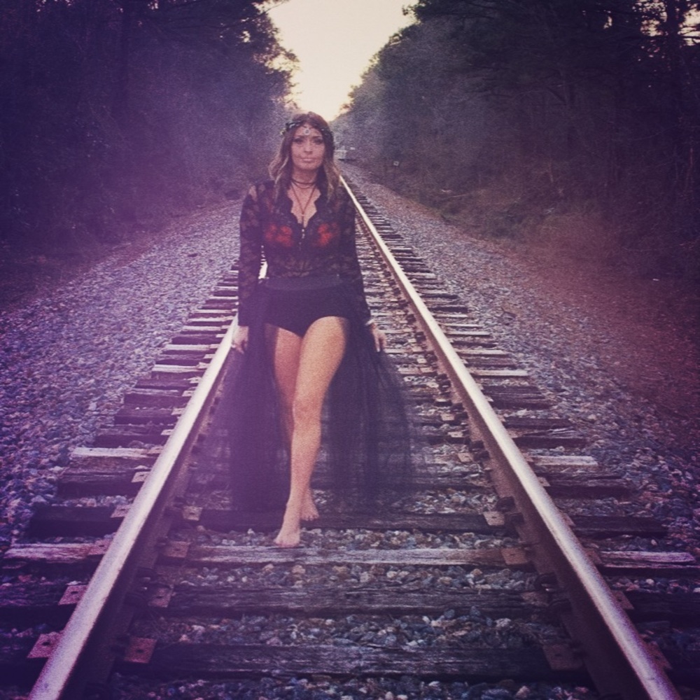 Black 4 layer tulle skirt with S/M elastic waistband